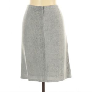 Akris Bergorf Goodman A line skirt zip up sz 12 designer